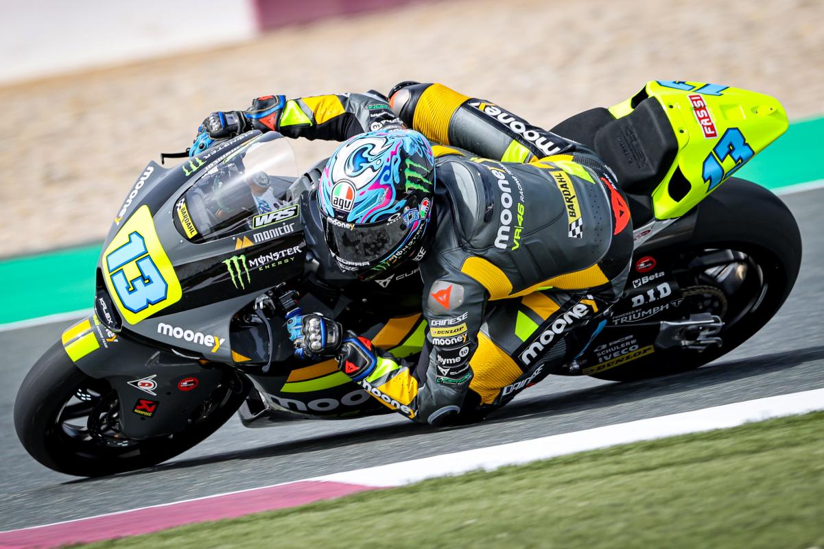 Celestino Vietti consigue la pole position de Moto2 en Qatar 2022