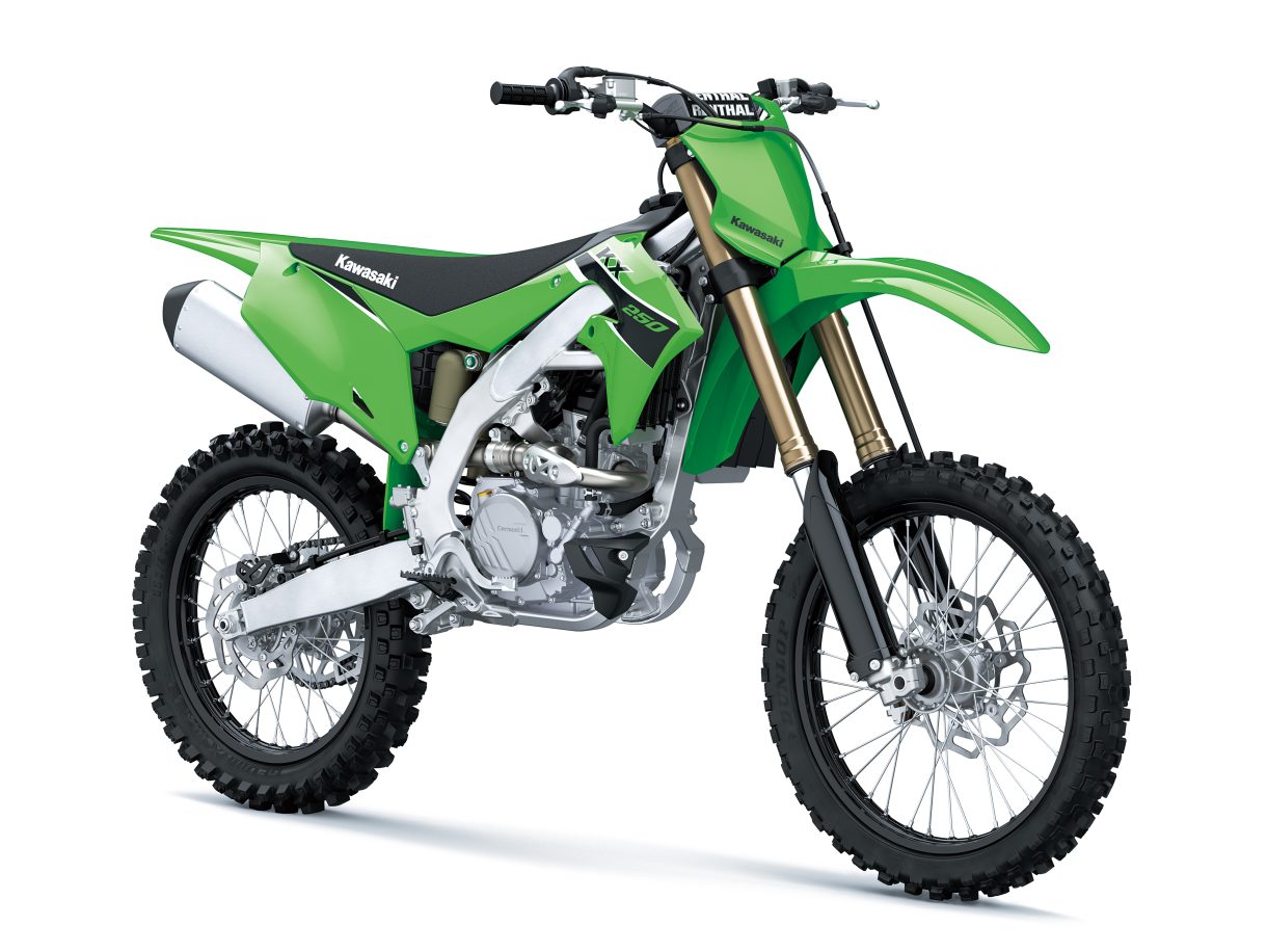 La marca Kawasaki presenta su modelo KX250