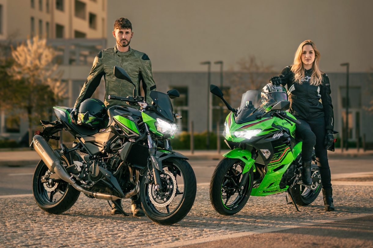 La marca Kawasaki vuelve con la gama de 400cc