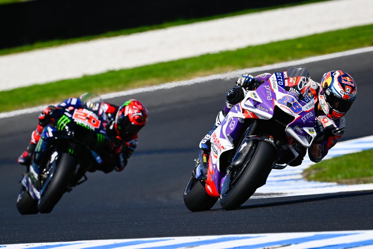 Jorge Martín logra la pole position de MotoGP en Australia, Marc Márquez 2º y Bagnaia 3º