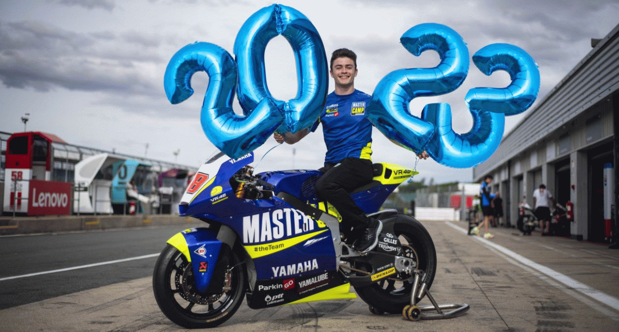 Manu González renueva con el equipo Yamaha VR46 Master Camp de Moto2 para 2023