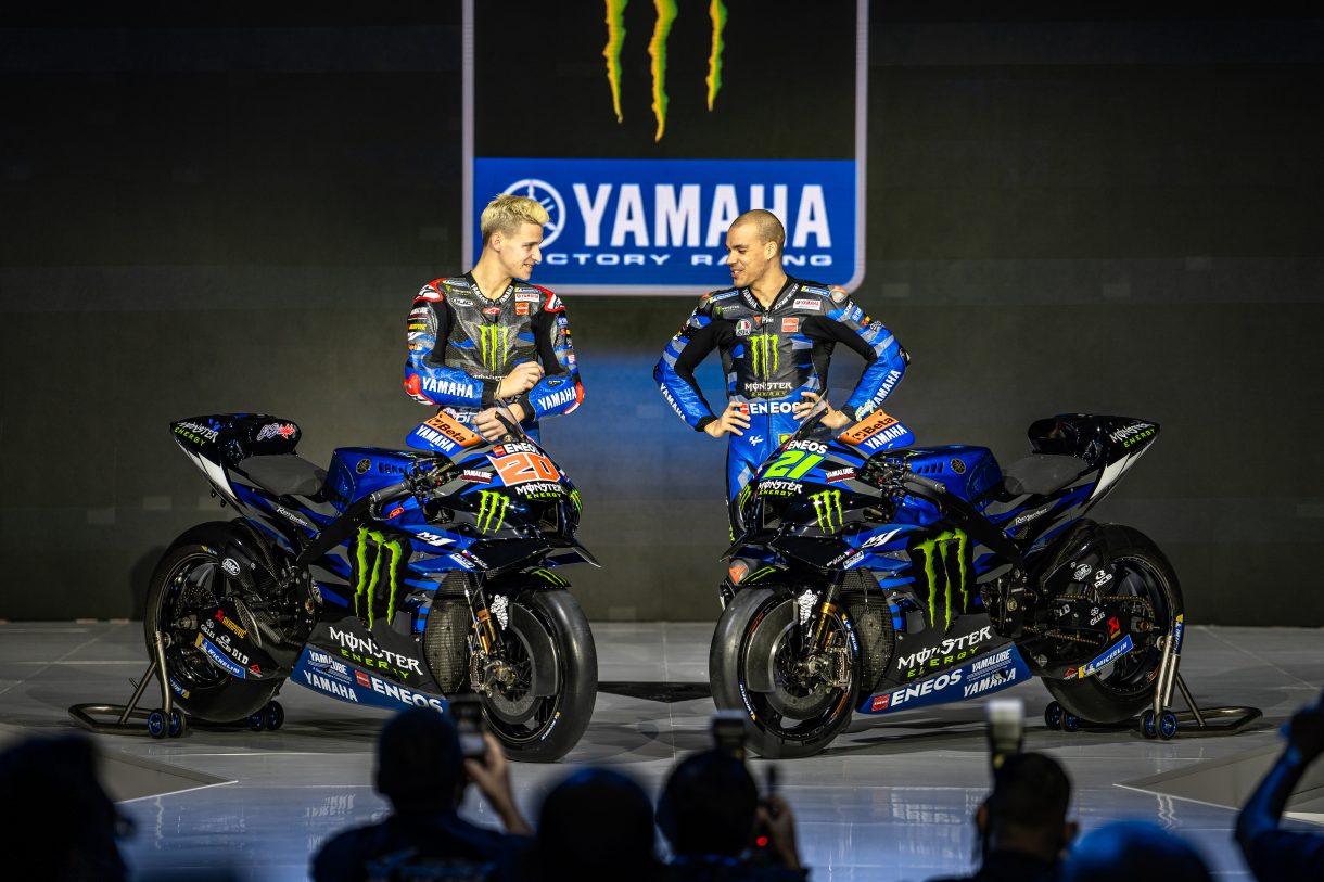 El equipo Monster Energy Yamaha MotoGP 2023 se presenta en Indonesia con Quartararo y Morbidelli