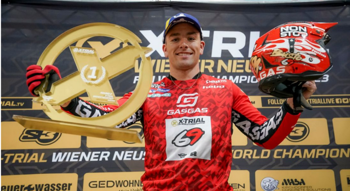 Jaime Busto gana la segunda cita del Mundial X-Trial 2023 en Austria