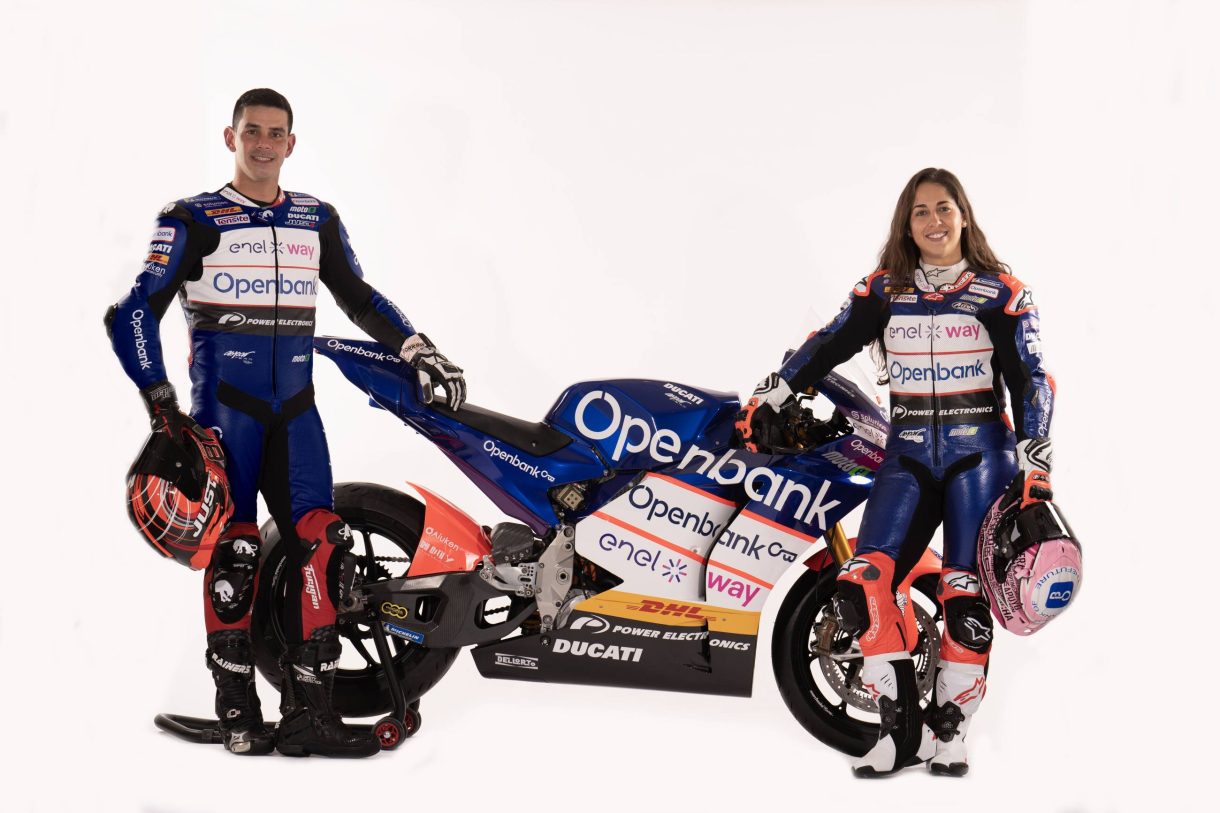 El Openbank Aspar Team presenta a su dúo para MotoE con Maria Herrera y Jordi Torres