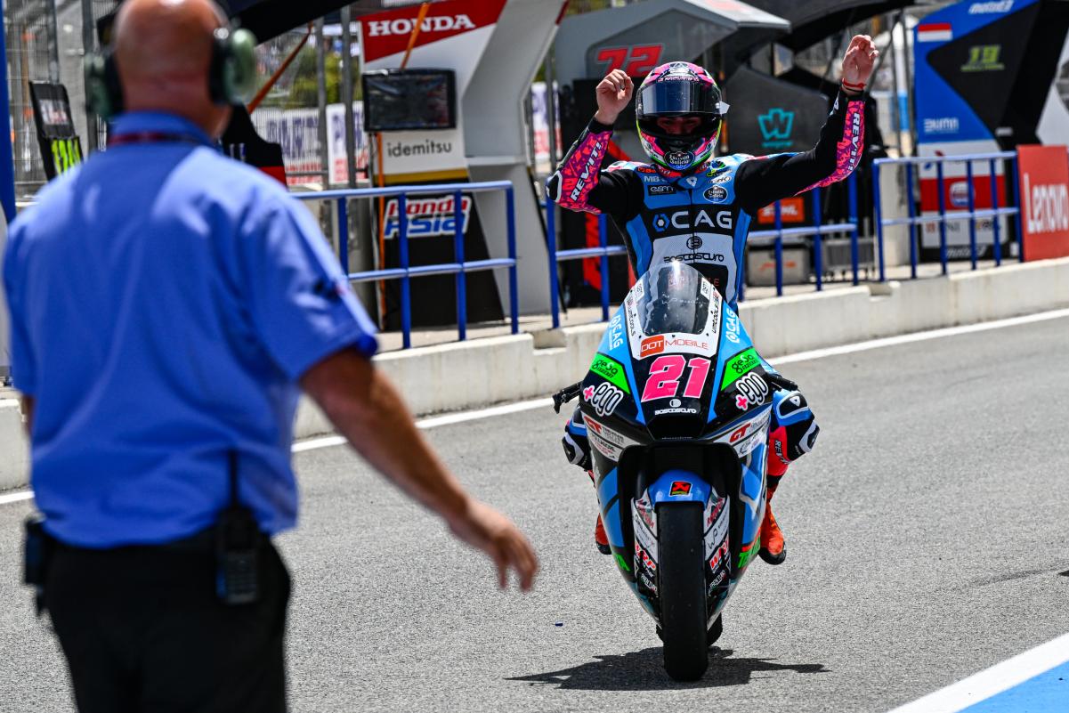 Alonso López logra la pole position del Mundial de Moto2 en Assen