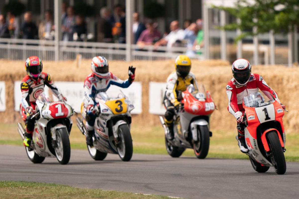 Goodwood Festival Of Speed 2023 con grandes leyendas y pilotos MotoGP