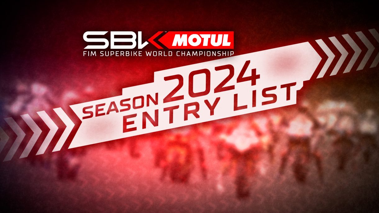 Lista provisional de pilotos inscritos para el Mundial SBK 2024