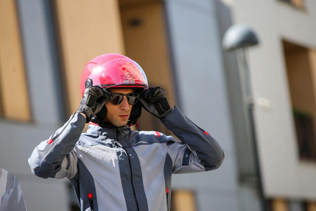 Casco Moto Acerbis Jet Brezza Negro - Talla S, Homologación ECE 22-06