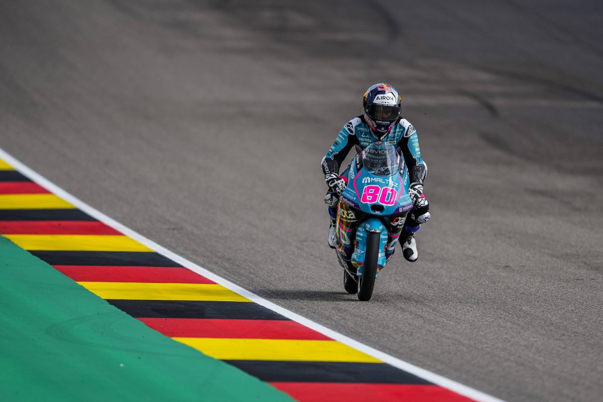 David Alonso gana la carrera del Mundial de Moto3 en el Circuito de Sachsenring