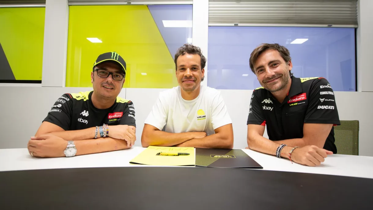 Franco Morbidelli y el Pertamina Enduro VR46 Racing Team juntos para MotoGP 2025