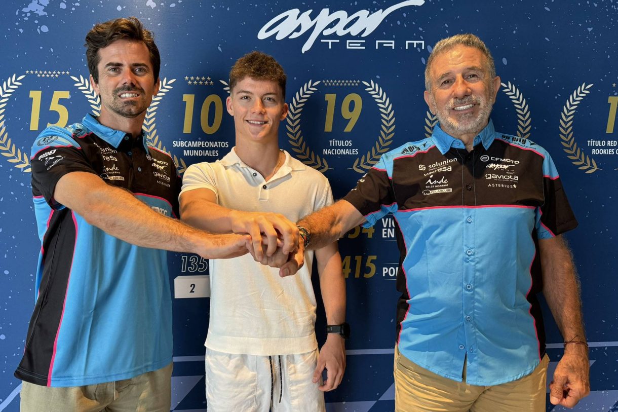 Dani Holgado ficha por el CFMoto Aspar Team del Mundial de Moto2