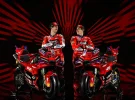 Marc Marquez y Pecco Bagnaia presentan oficialmente la Ducati Lenovo de MotoGP 2025