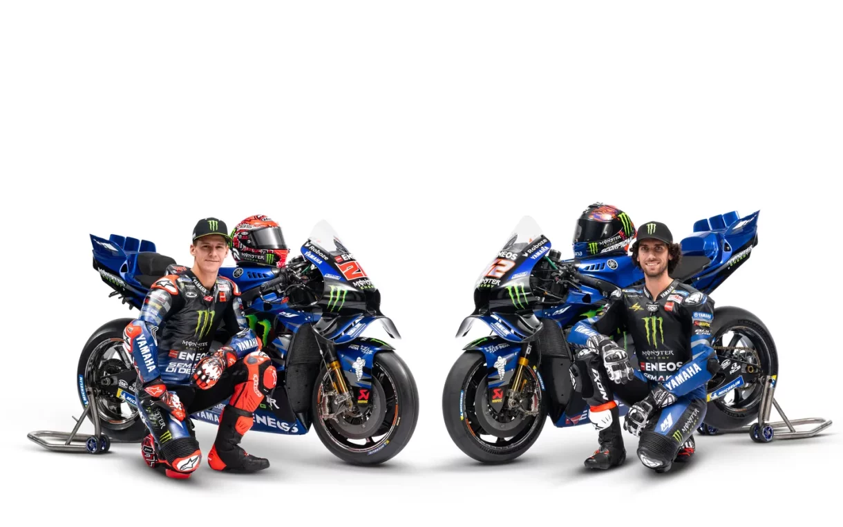 Álex Rins y Fabio Quartararo presentan su Yamaha MotoGP 2025