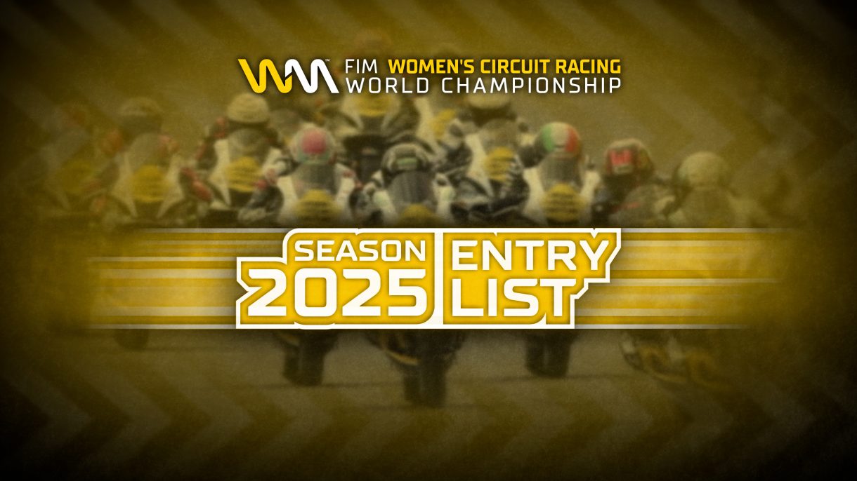 Lista de pilotos inscritas en el Campeonato del Mundo Femenino FIM de Velocidad 2025