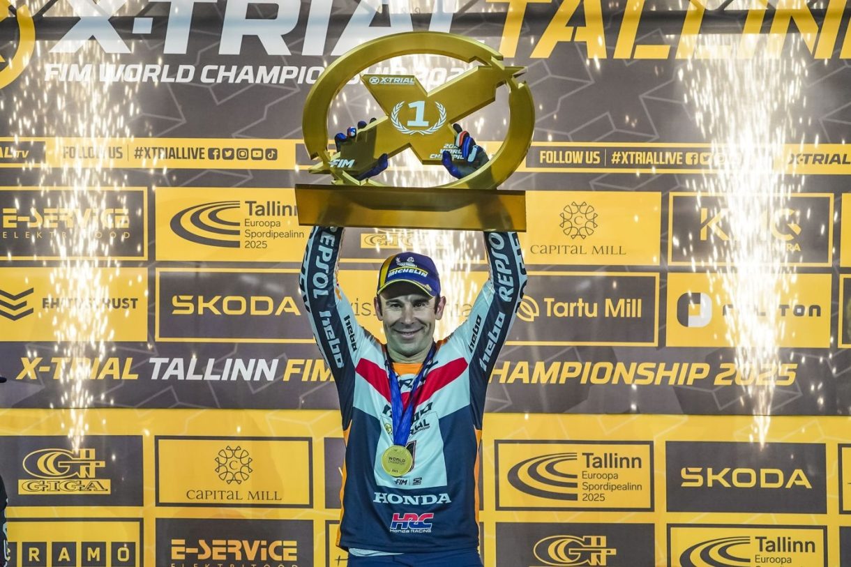 Toni Bou consigue la victoria en la última cita del Mundial X-Trial 2025 en Tallín