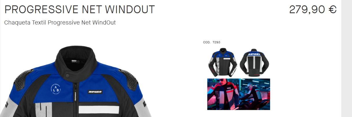 Spidi y su nueva gama de chaquetas WindOut