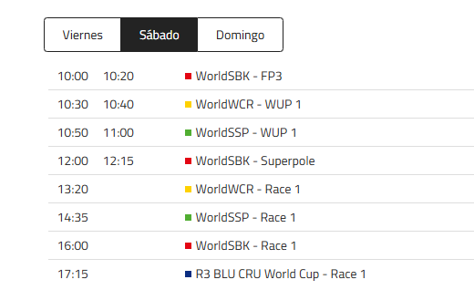 Sabado Sbk