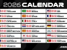 Se anuncia el Calendario del Mundial de MotoGP para 2026