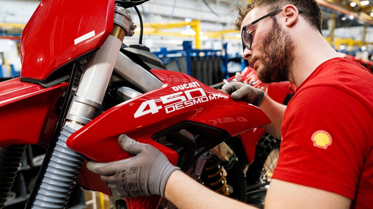 La marca Ducati presenta su nuevo modelo Desmo450 MX