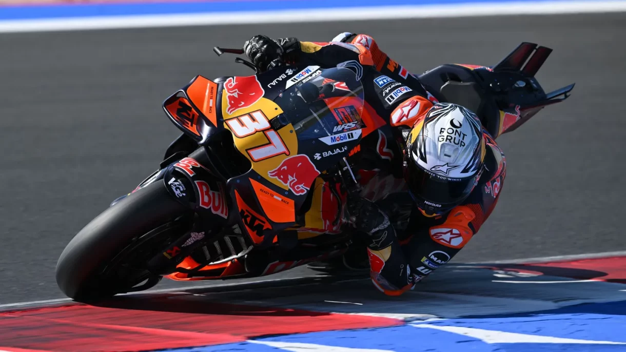 Pedro Acosta el más rápido del test del Mundial de MotoGP en Misano