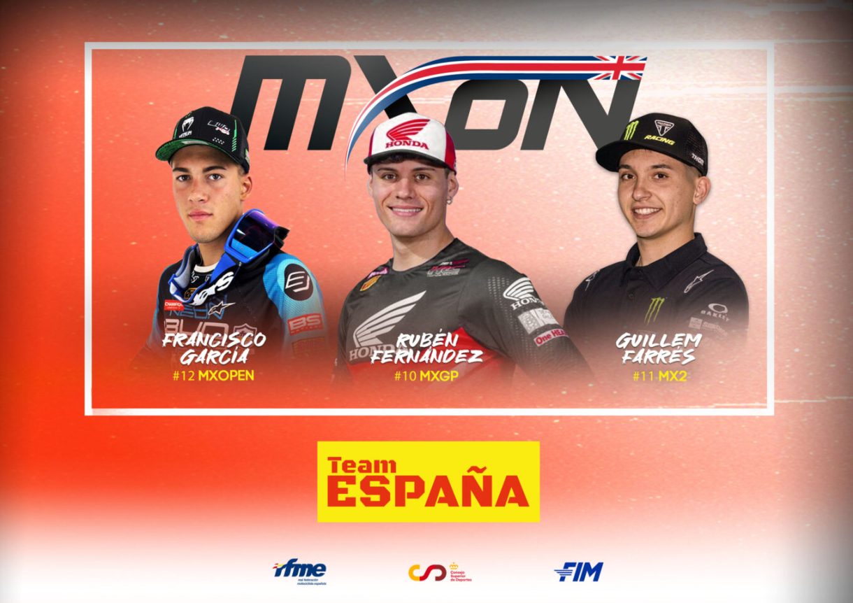 Se anuncia el equipo de España para el Motocross de las Naciones 2025