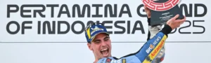 Fermín Aldeguer gana la carrera del Mundial de MotoGP en Indonesia