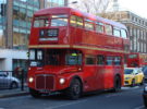 Los autobuses de dos pisos en Londres