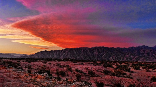 Ruta de Tinogasta en Catamarca