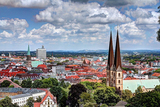 Bielefeld, en la senda del Bosque Teutónico