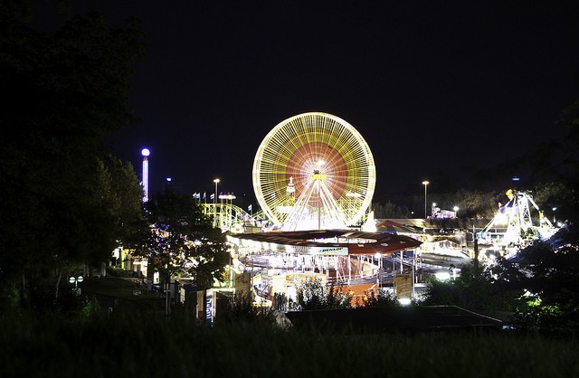 Feria de la Primavera en la ciudad de Frankfurt