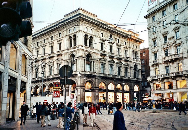 Vistas del centro de Milán