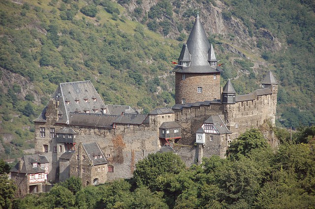 El Castillo Stahleck en la ciudad de Bacharach