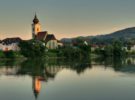 La ciudad de Melk, en la rivera del Danubio
