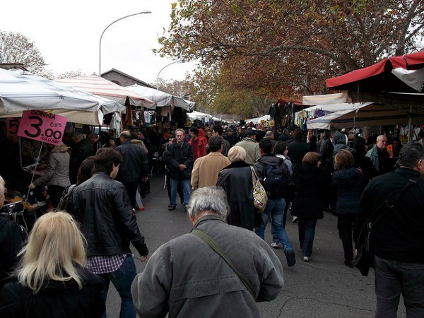 El mercadillo de Porta Portese, el más populoso de Roma