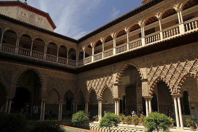 El Real Alcázar de Sevilla, uno de los puntos emblemáticos de la capital andaluza