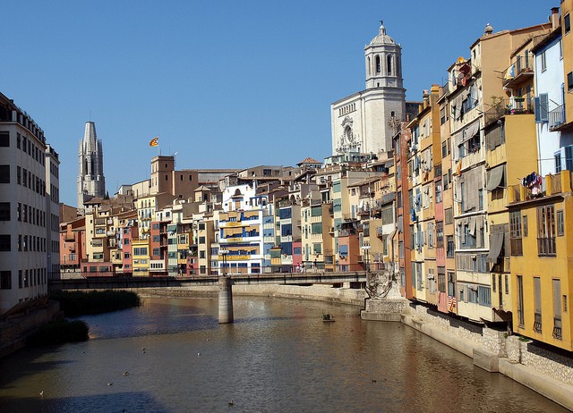 Las Casas del Onyar, uno de los atractivos de Gerona