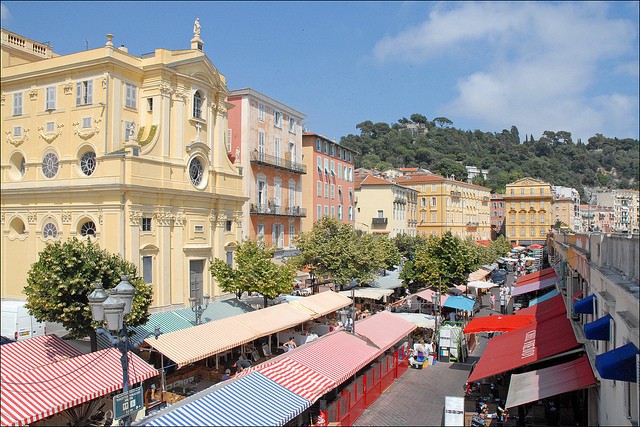 Mercado Cours Saleya en Niza