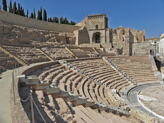 El Teatro Romano de Cartagena, un monumento milenario que se encontró hace muy poco