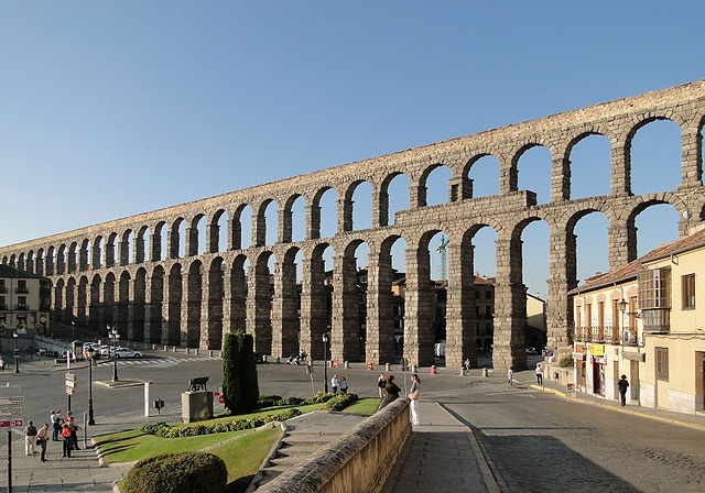 El acueducto de Segovia, una de las joyas romanas de España