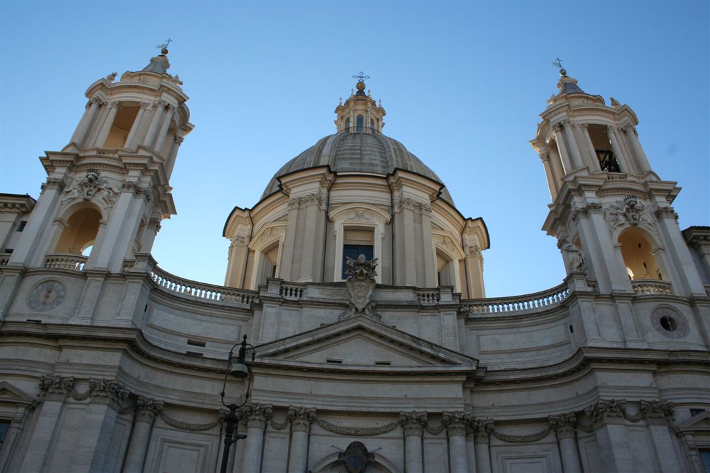 Los templos de Santa Inés en Roma
