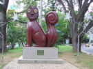Escultura del Gato de Tejada en Cali