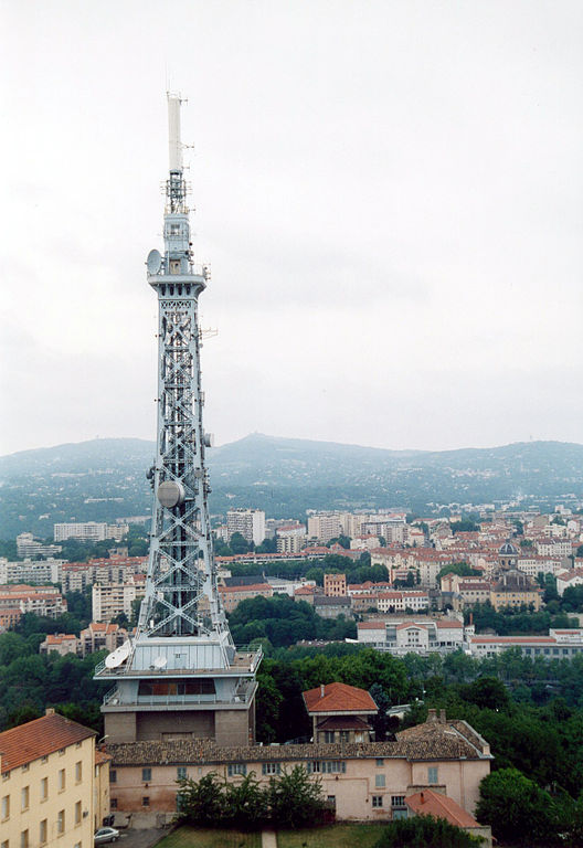 Torre Metálica de Fourvière en Lyon