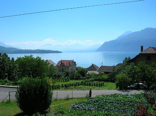 Lago Bourget en Francia