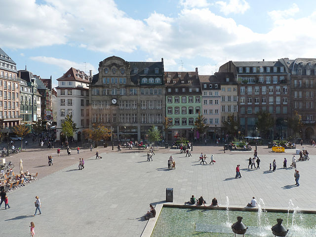 Plaza Kléber de Estrasburgo