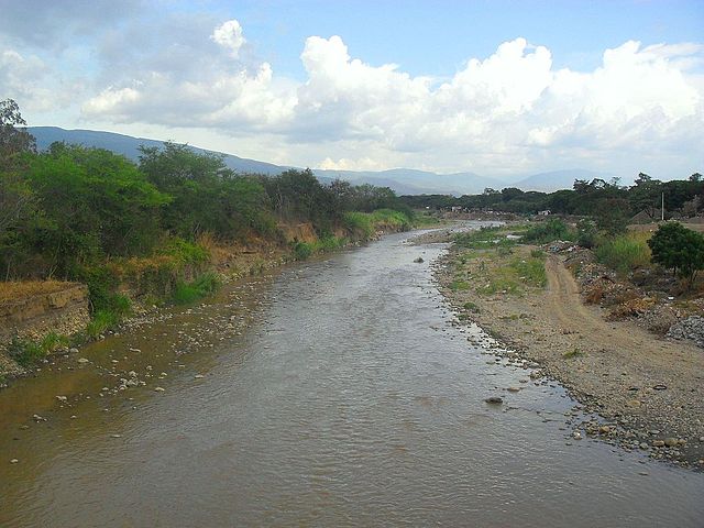 Río Táchira en Venezuela