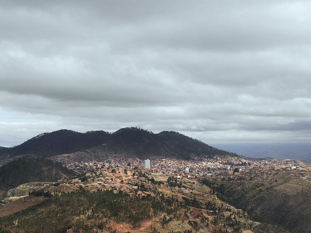 La ciudad histórica de Sucre, en Bolivia