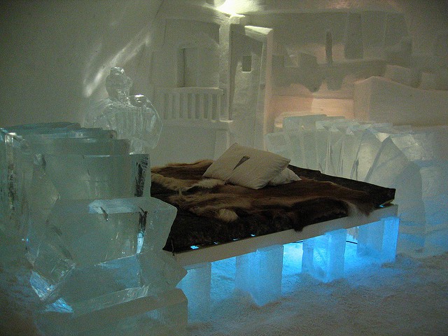 Ice Hotel, el primer hotel de hielo del mundo está en Suecia