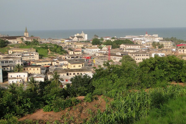 Cape Coast, ciudad costera de Ghana