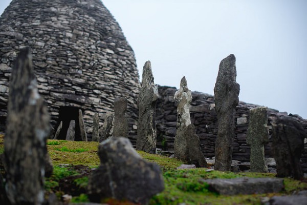 Todavía se conservan importantes restos del monasterio de Skellig Michael