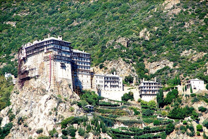 El Monasterio de Simonopetra y el Monte Athos, en Grecia